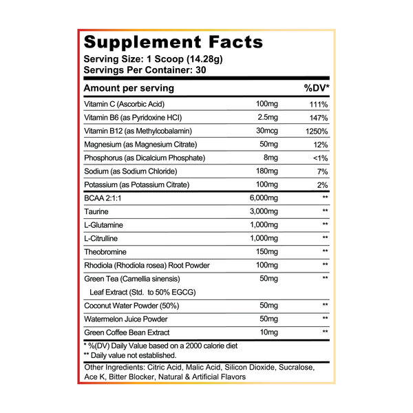 "REHAB" - Peaches & Cream BCAA