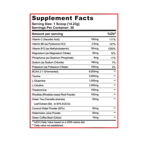 "REHAB" - Tiger's Blood BCAA