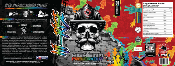 "Hi-Rise" - Sour Gummies High Stim