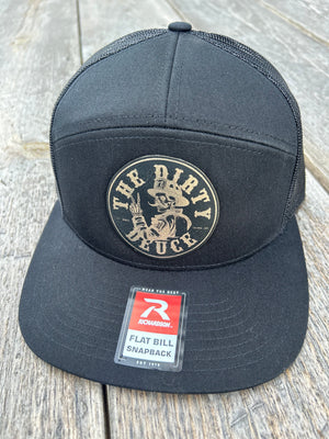 Richardson 7 Panel (Black/Gold leather patch)
