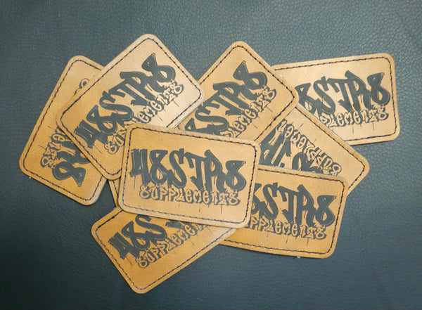 Graffiti Logo Leather Patch