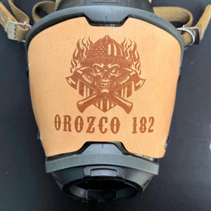 Firefighter SCBA MSA G1 Leather Mask Cover Protector