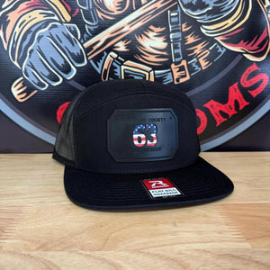 American Flag Passport Style Patch Hat