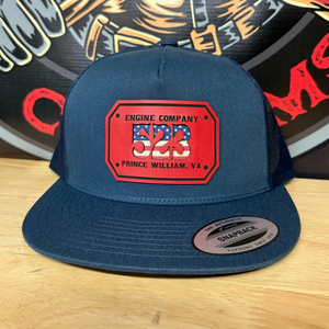 American Flag Passport Style Patch Hat