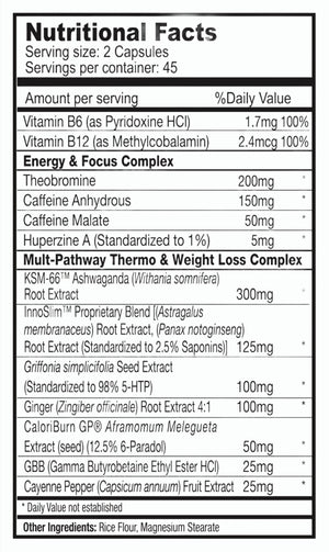 "Cutters Edge" - Fat Burner