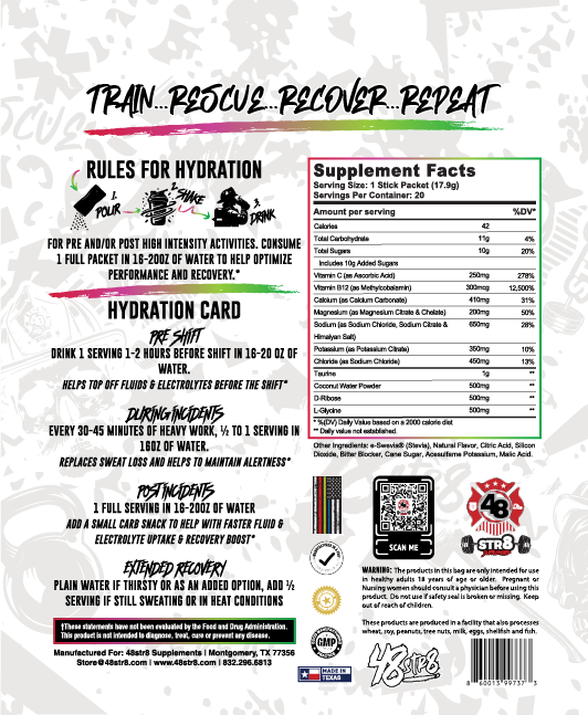 "STR8 Salts" - Electrolyte Mix (15 Pack)