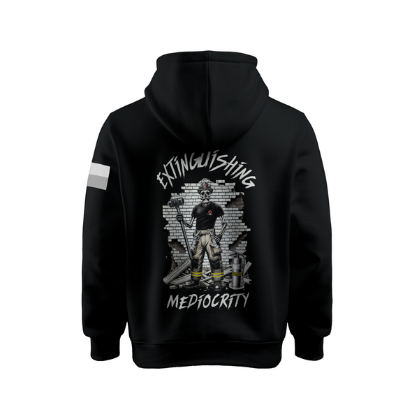 48Str8 Stache Skull Hoodie