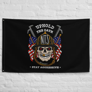 Stay Aggressive Flag