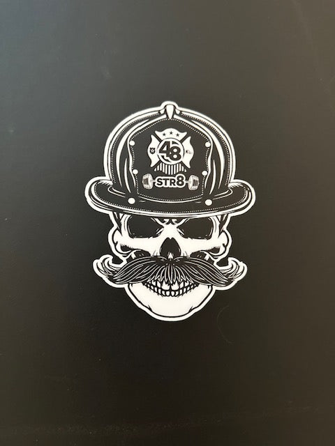 Skull Window Decal - 48Str8